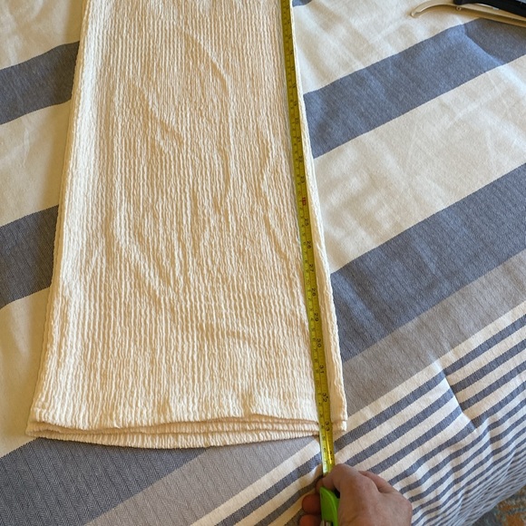 Bayshore Women’s “Textured” High-Waisted “ Cream Colored” Women’s Pants … - Picture 8 of 12